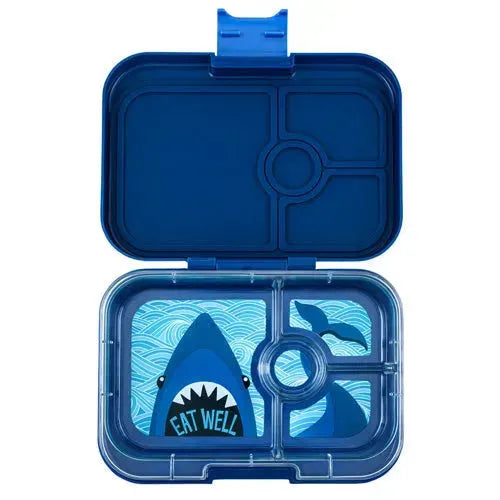 Yumbox Panino Bento 4 Vakken Shark Monte Carlo Blue - Tiny Giggles