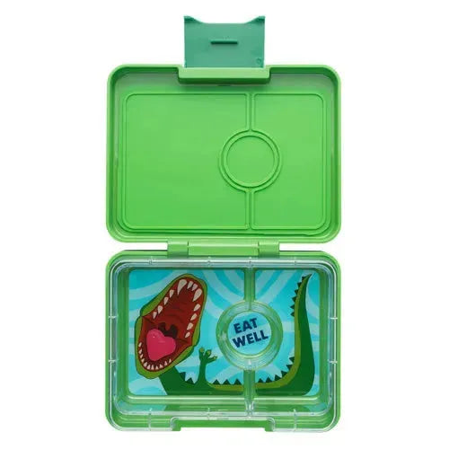 Yumbox Snacks 3 Vakken Dinosaur Jurassic Green - Tiny Giggles