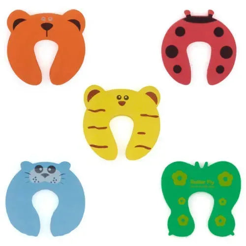 Deurstopper Foam Multikleur Dieren - 5 stuks - Tiny Giggles