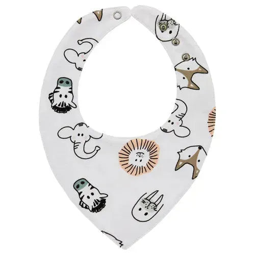 Meyco Bandana Dots Animal/Dots Stone Green - Set van 2 - Tiny Giggles