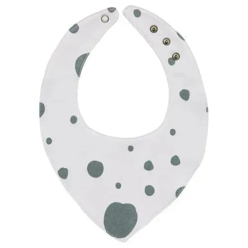 Meyco Bandana Dots Animal/Dots Stone Green - Set van 2 - Tiny Giggles