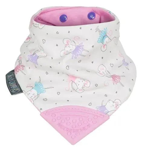 Cheeky Chompers Slab Ballerina Mice Neckerchew - Tiny Giggles