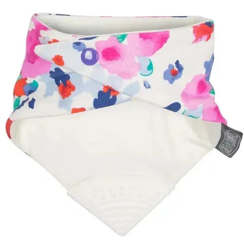 Cheeky Chompers Bib Winter Bloom by Joules Neckerchew - Tiny Giggles