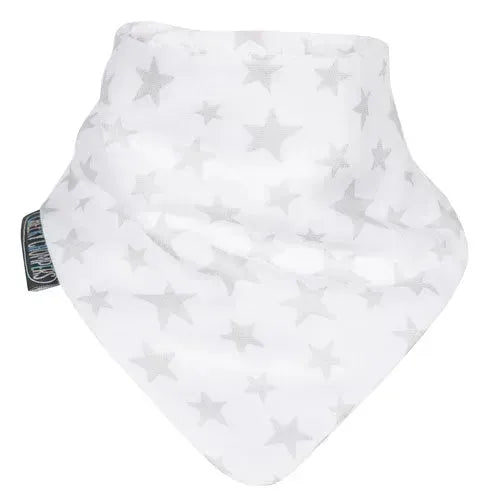 Cheeky Chompers Stars & Zebras Muslin Neckerbibs - Set van 2 - Tiny Giggles