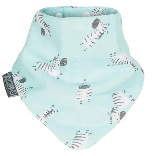 Cheeky Chompers Stars & Zebras Muslin Neckerbibs - Set van 2 - Tiny Giggles