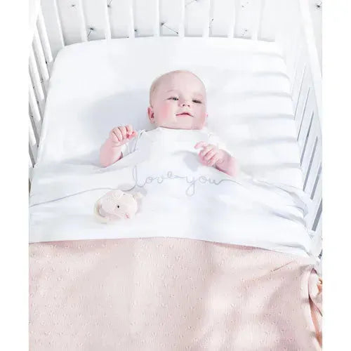 Jollein Deken 75x100cm Soft knit creamy peach - Tiny Giggles