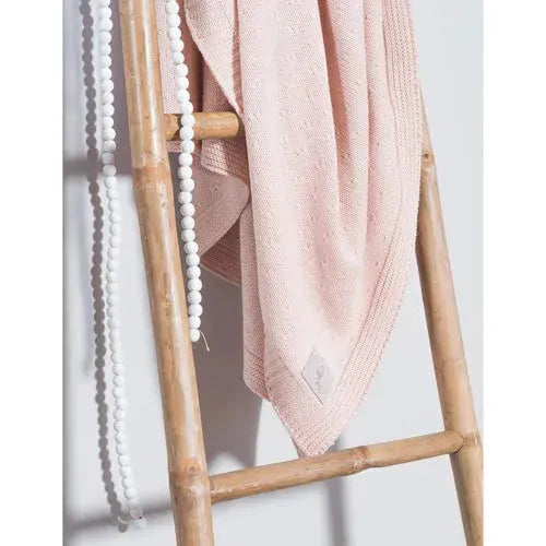 Jollein Deken 75x100cm Soft knit creamy peach - Tiny Giggles