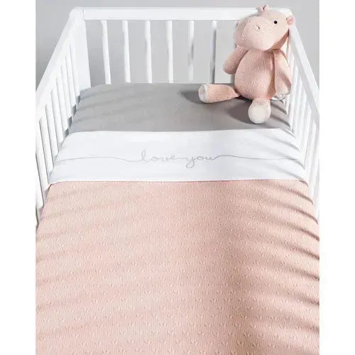 Jollein Deken 75x100cm Soft knit creamy peach - Tiny Giggles