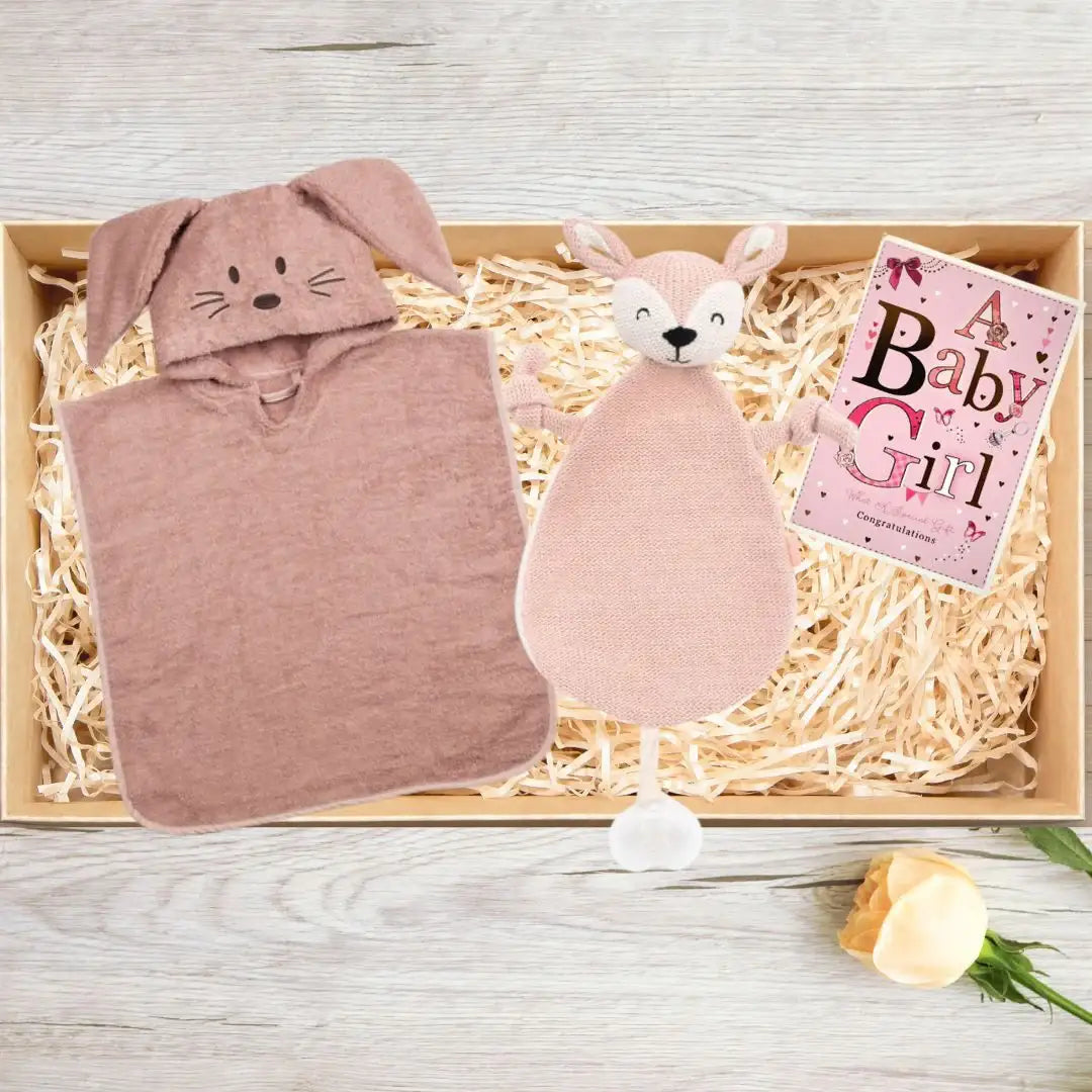 Cadeaubox samenstellen Jollein Knuffeldoekje Deer Pale Pink