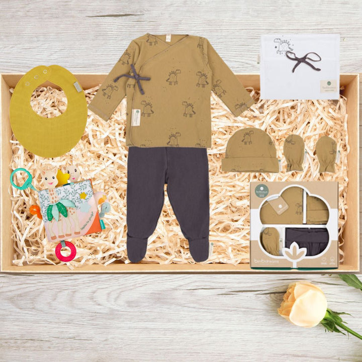 Cadeaubox samenstellen | Kraamcadeau Sunny Yellow XL