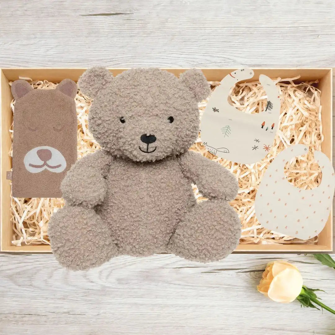 Cadeaubox samenstellen Jollein Knuffel Teddy Bear - Olive Green