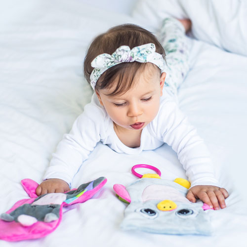 Cadeaubox samenstellen | Babyono Uil Celeste Knuffeldoekje (vanaf €9)