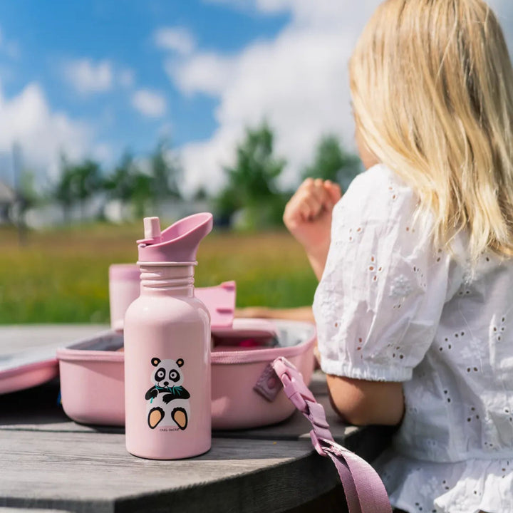 Carl Oscar Waterfles Roze Panda